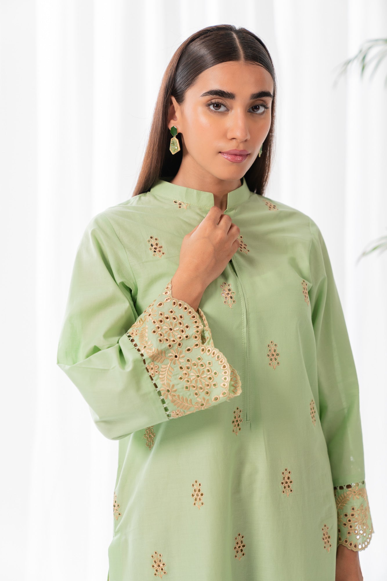 1 Piece Embroidered Lawn Shirt SUMMER-24