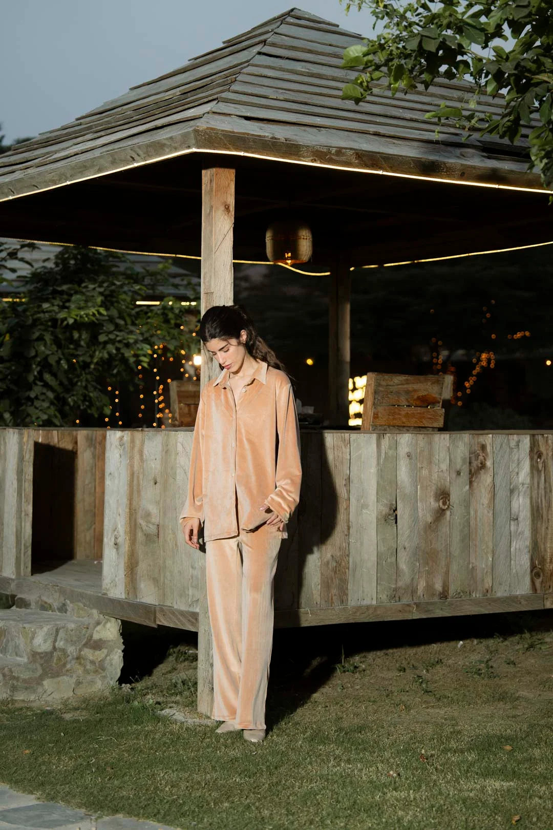 2 Piece Velvet Co Ord Set