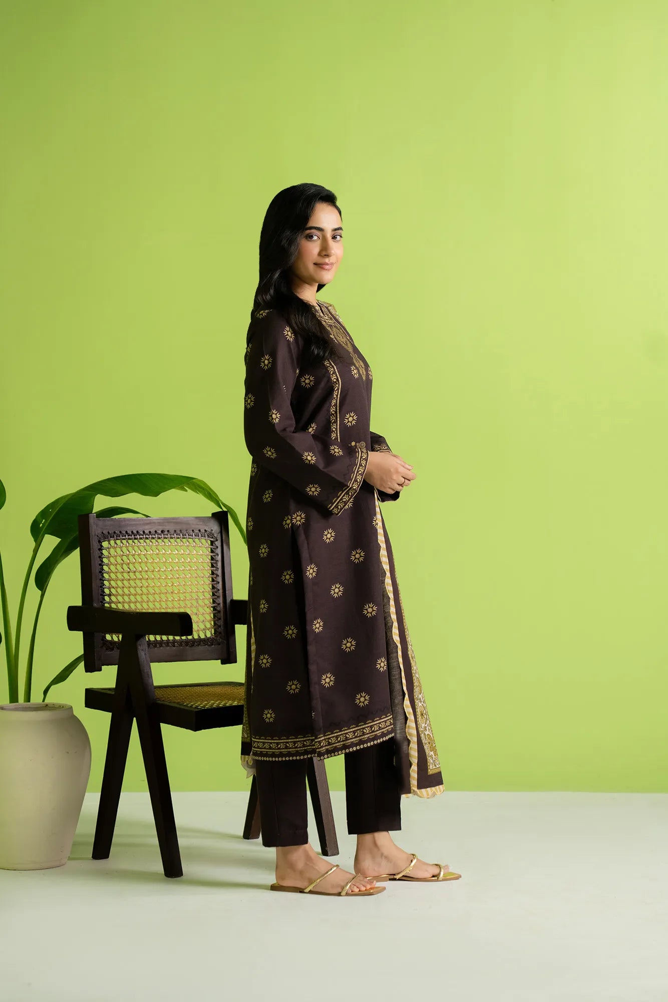 2 Piece Printed Khaddar Suit Unstitched Fall - 25
