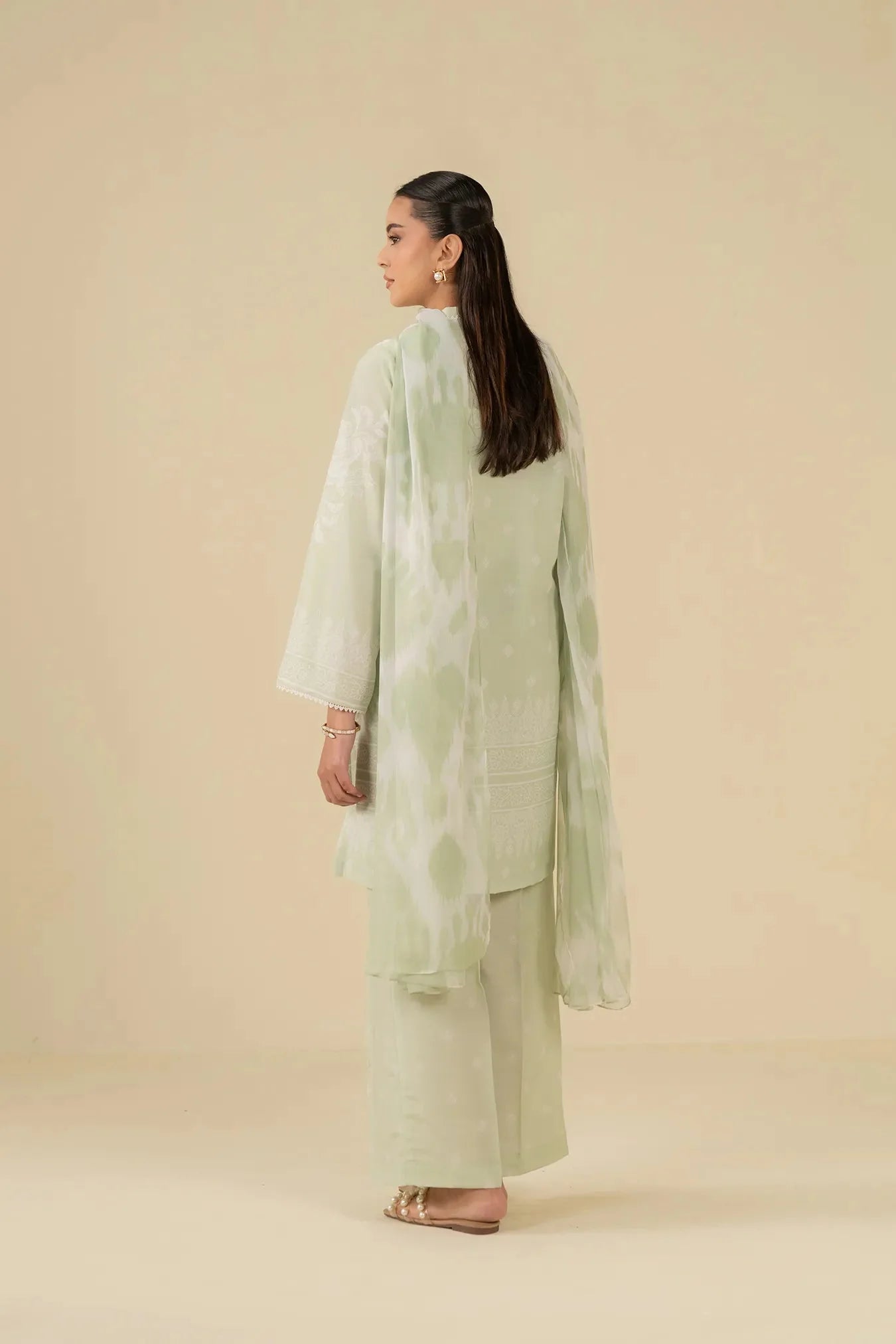 3 Piece Printed Lawn Suit Pret SS - 25
