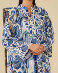 3 Piece Printed Suit Pret SS - 25