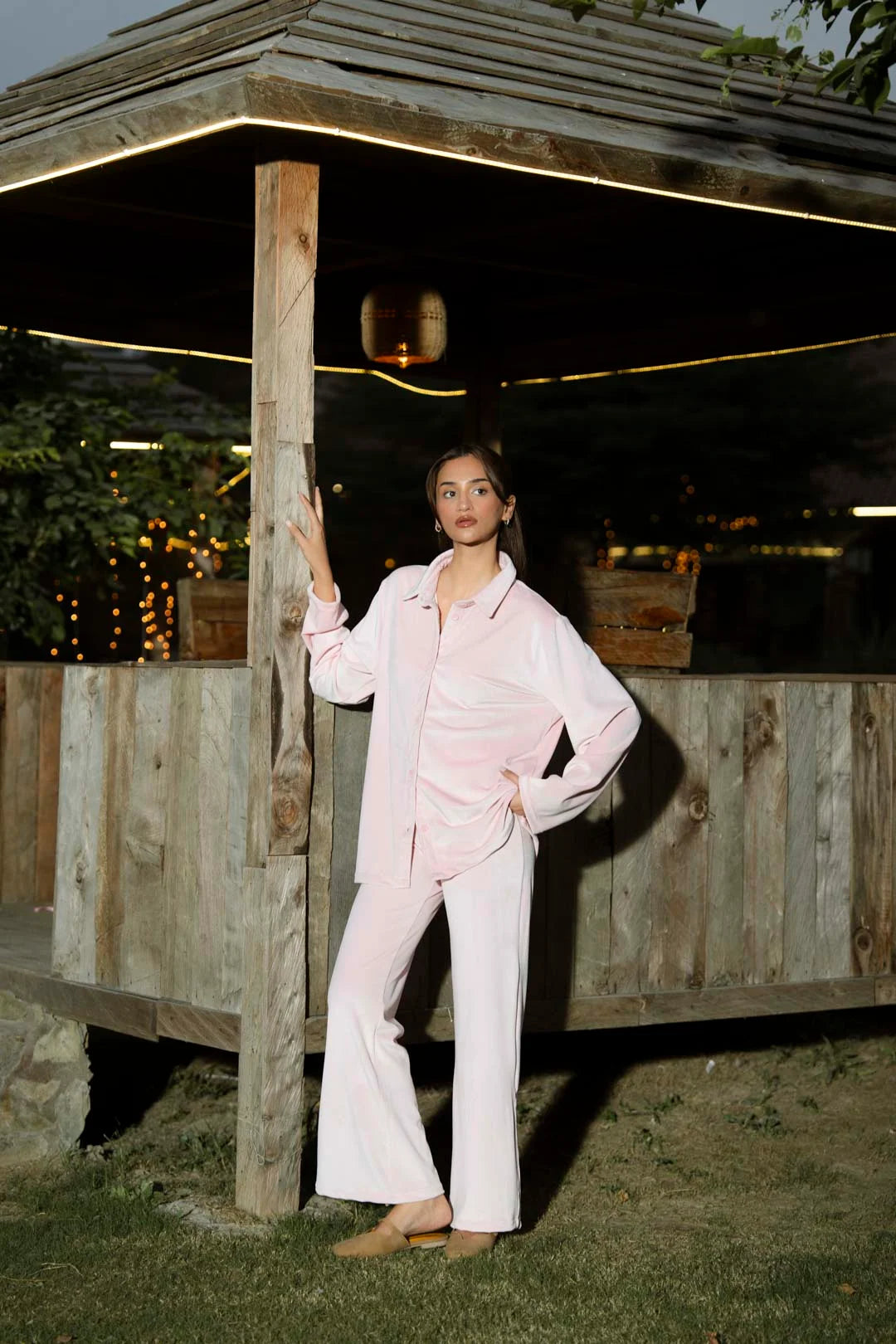 2 Piece Solid Velvet Co-Ord Set