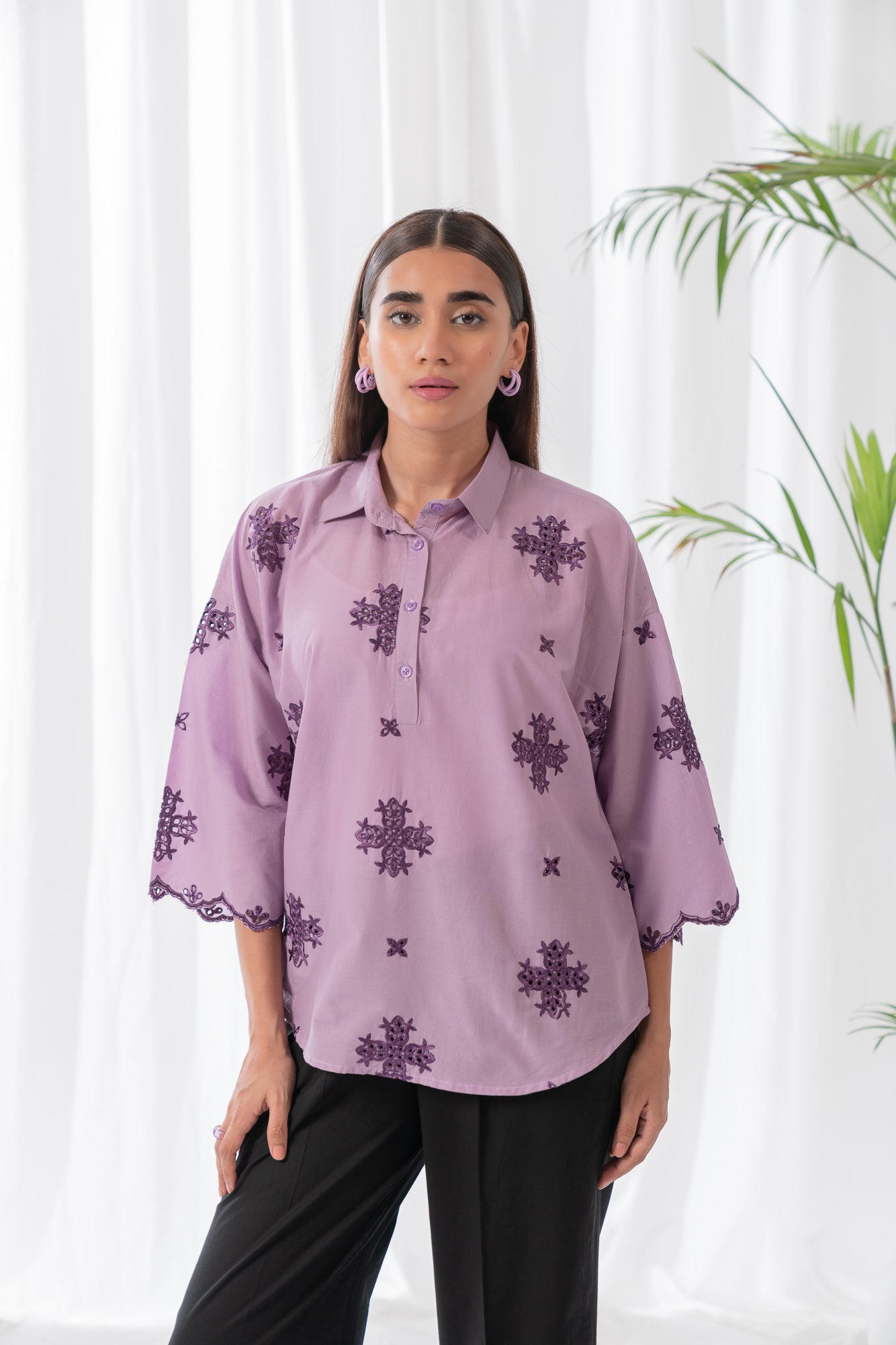 1 Piece Solid Embroidered SUMMER-24