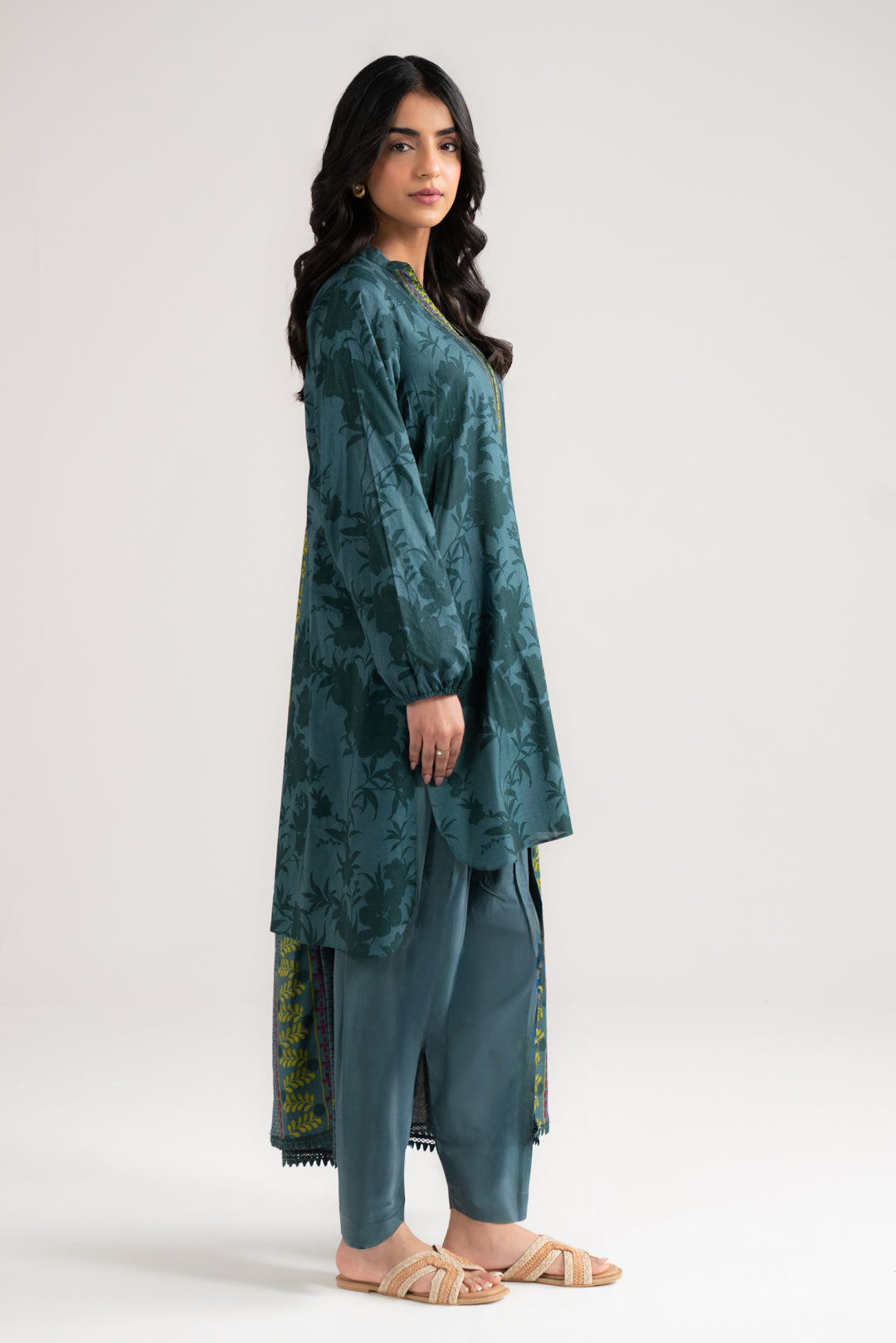 3 Piece Printed Lawn Suit Beena Unstitched - 26