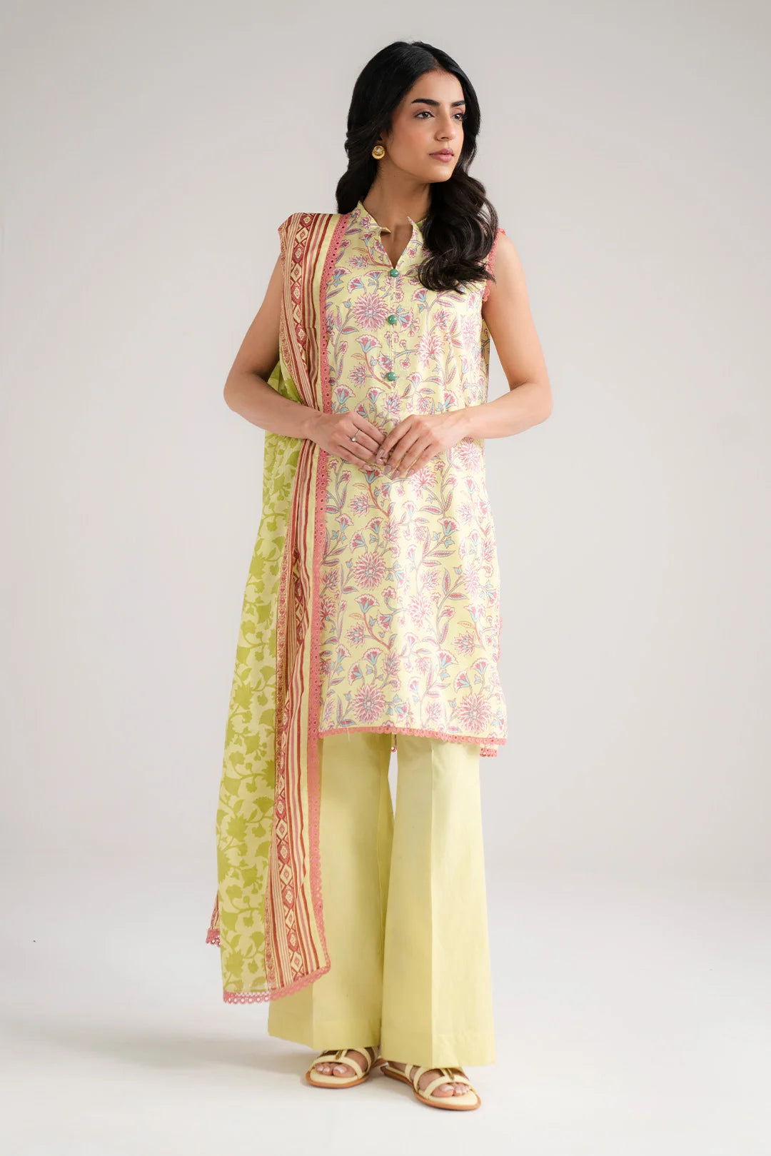 3 Piece Printed Lawn Suit Beena-Feb-26
