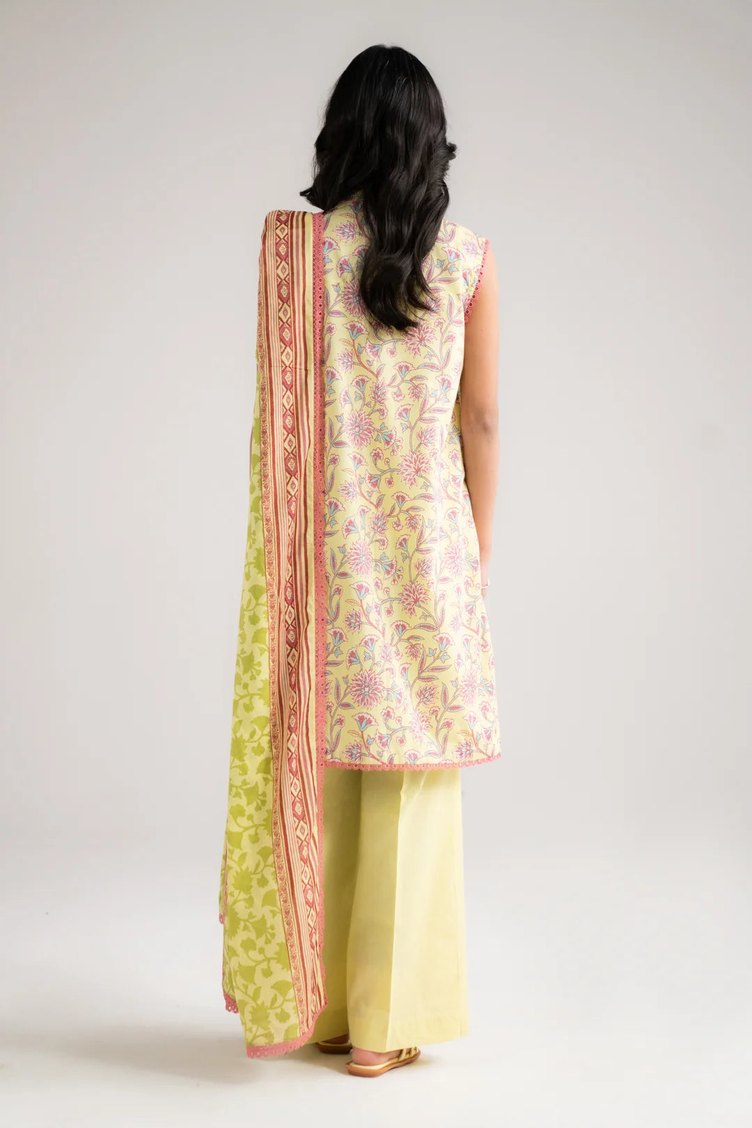 3 Piece Printed Lawn Suit Beena-Feb-26