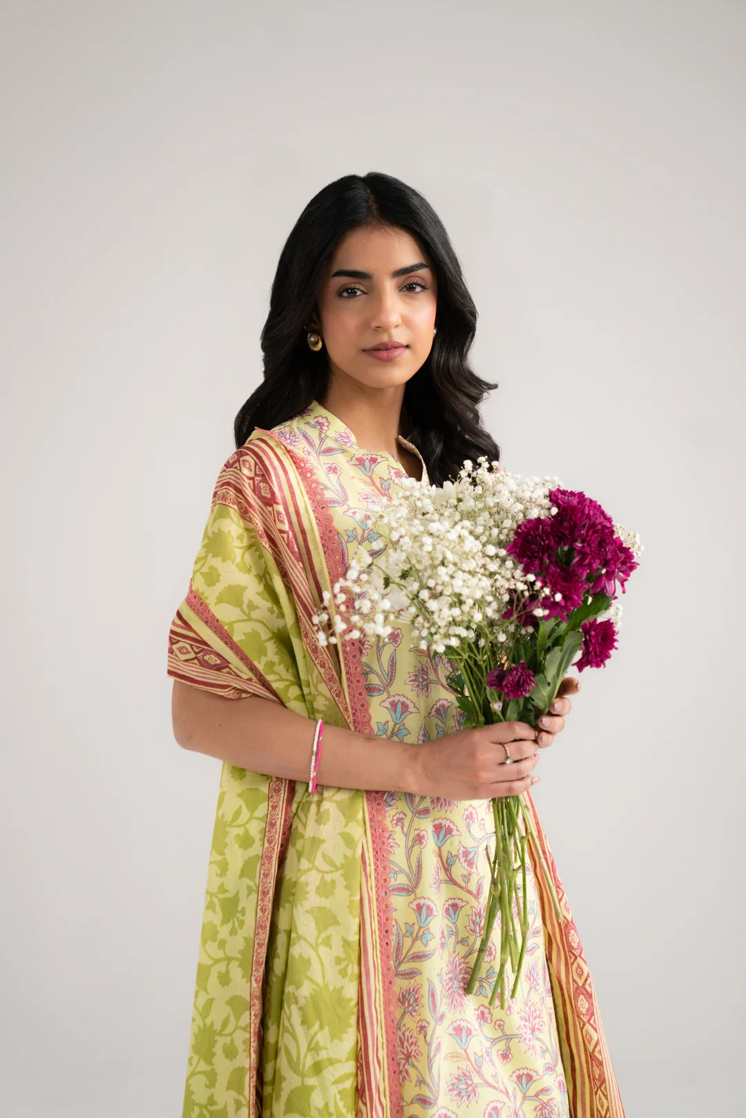 3 Piece Printed Lawn Suit Beena-Feb-26