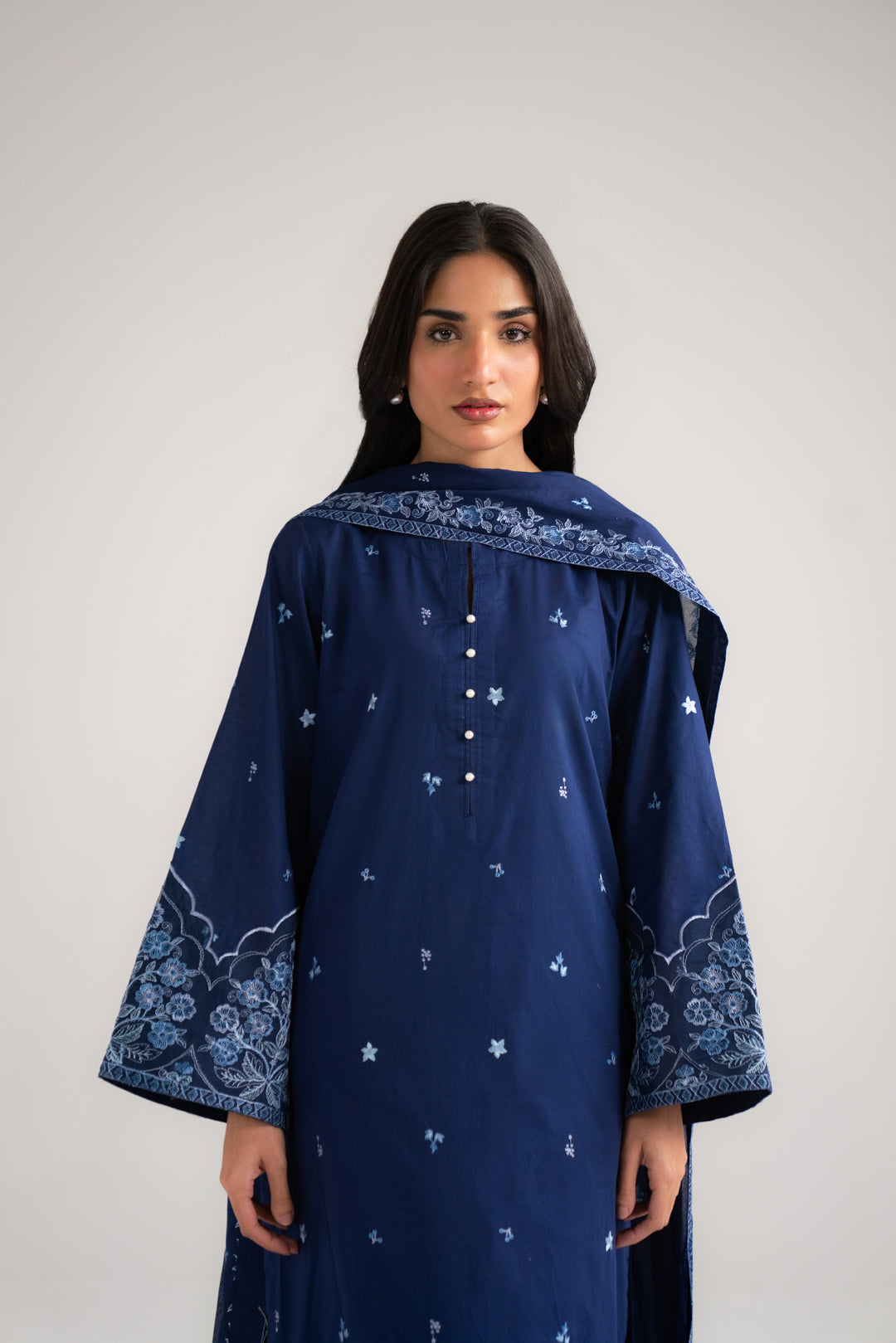 3 Piece Embroidered Lawn Suit Beena Unstitched - 26