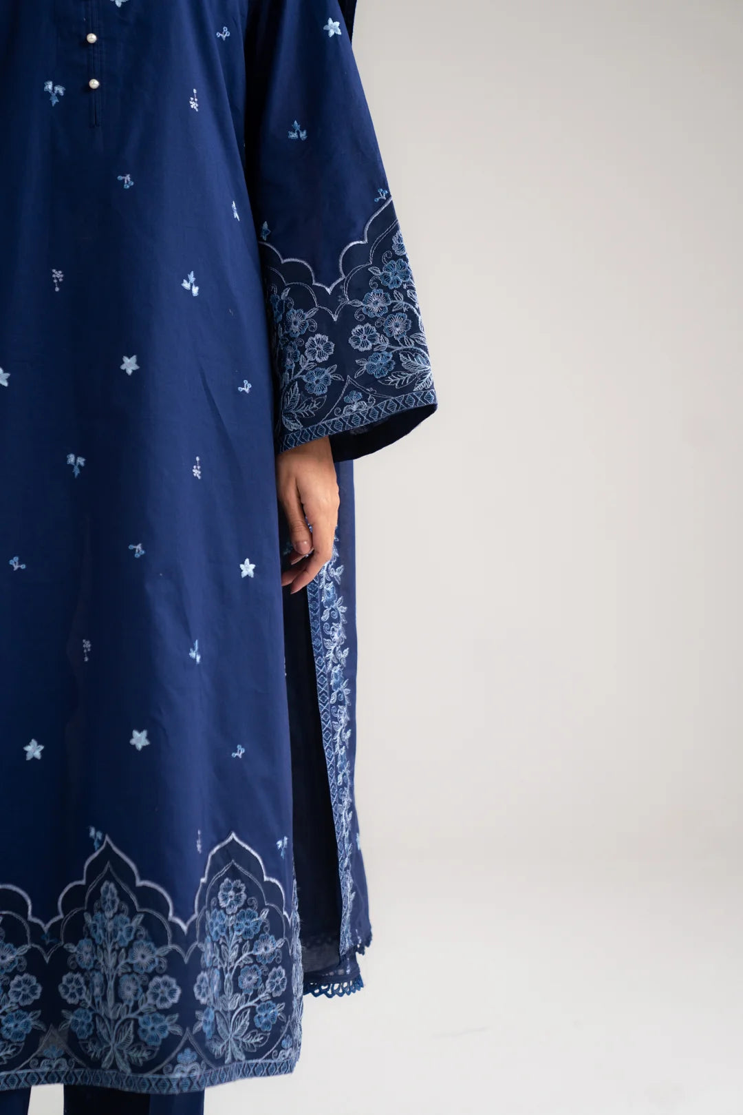 3 Piece Embroidered Lawn Suit Beena-Feb-26