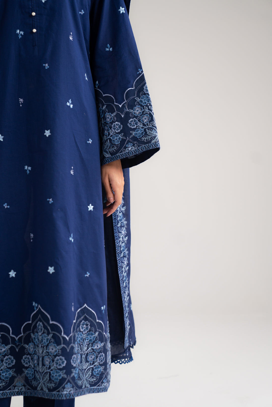 3 Piece Embroidered Lawn Suit Beena Unstitched - 26