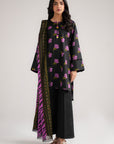 3 Piece Printed Lawn Suit Beena Unstitched - 26