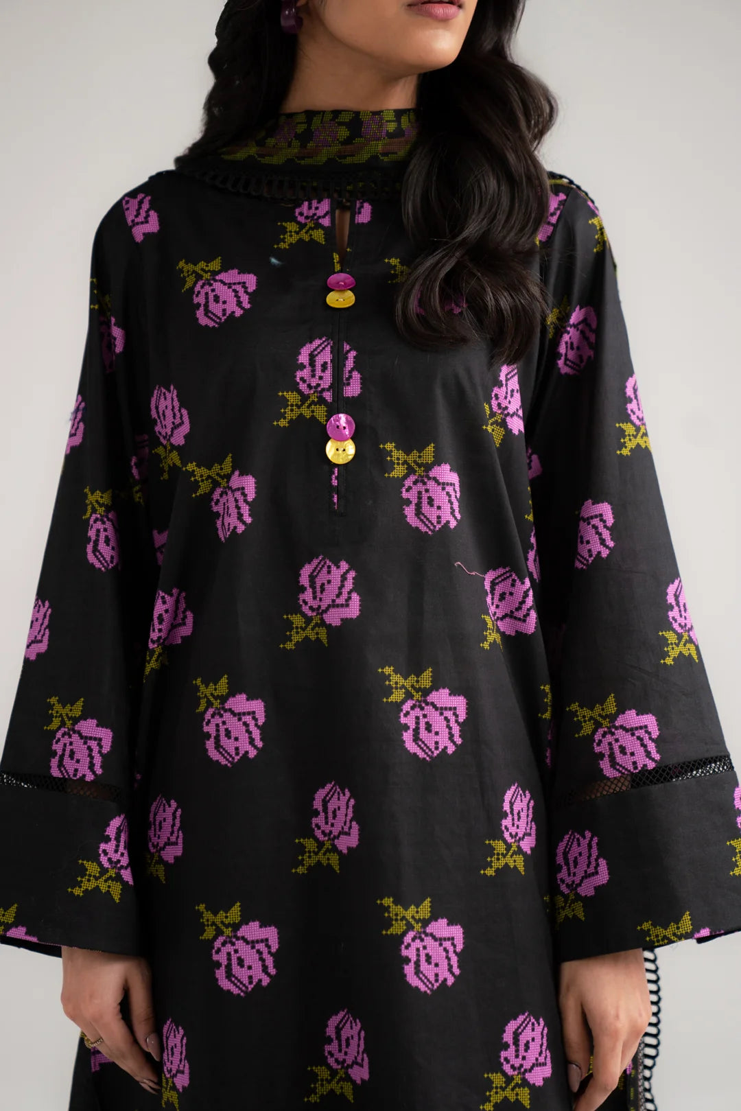 3 Piece Printed Lawn Suit Beena-Feb-26