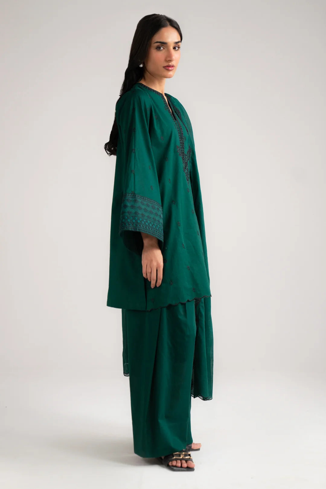 3 Piece Embroidered Lawn Suit Beena-Feb-26