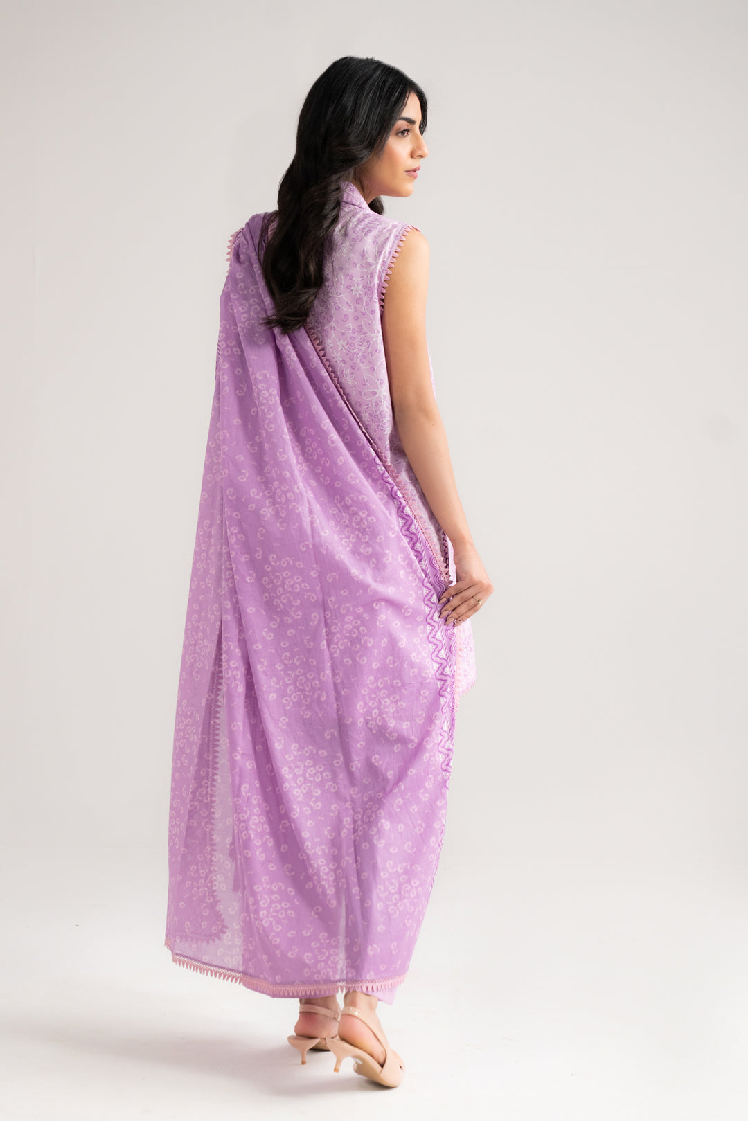 3 Piece Printed Lawn Suit Beena Unstitched - 26