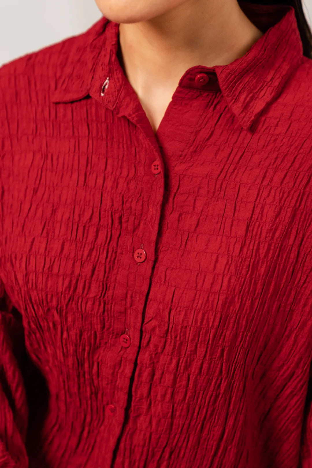 1 Piece Dress Yarn Dyed Shirt Pret Winter-24