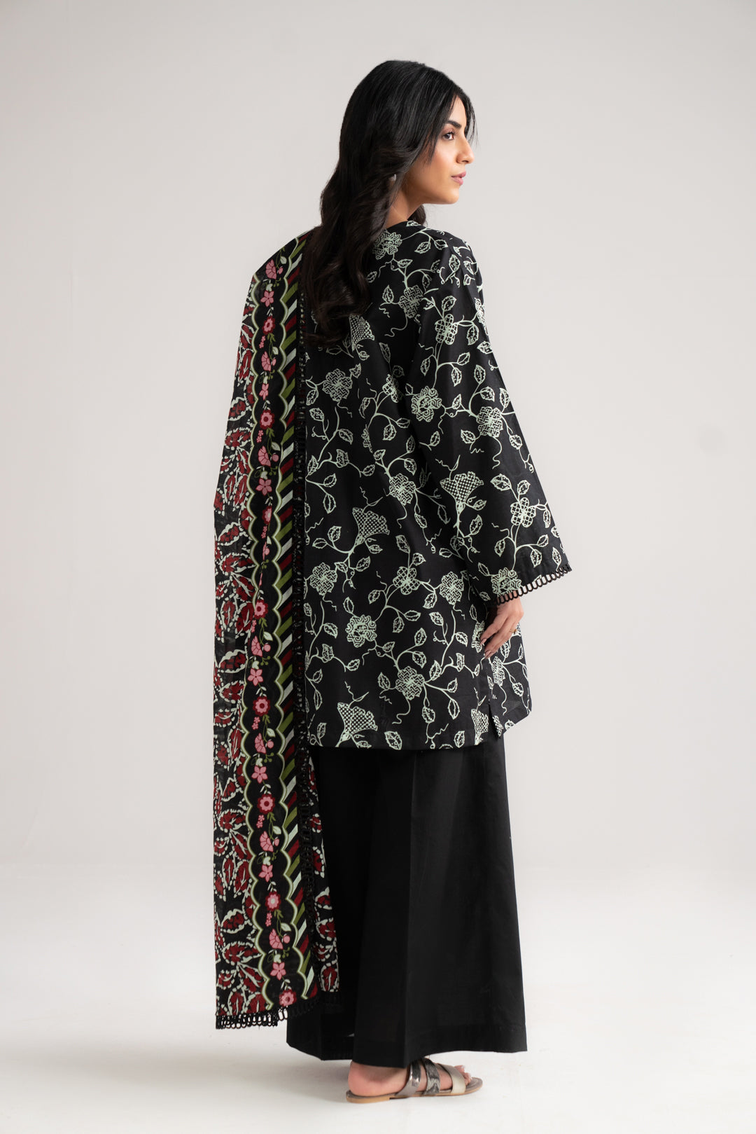 3 Piece Printed Lawn Suit Beena Unstitched - 26