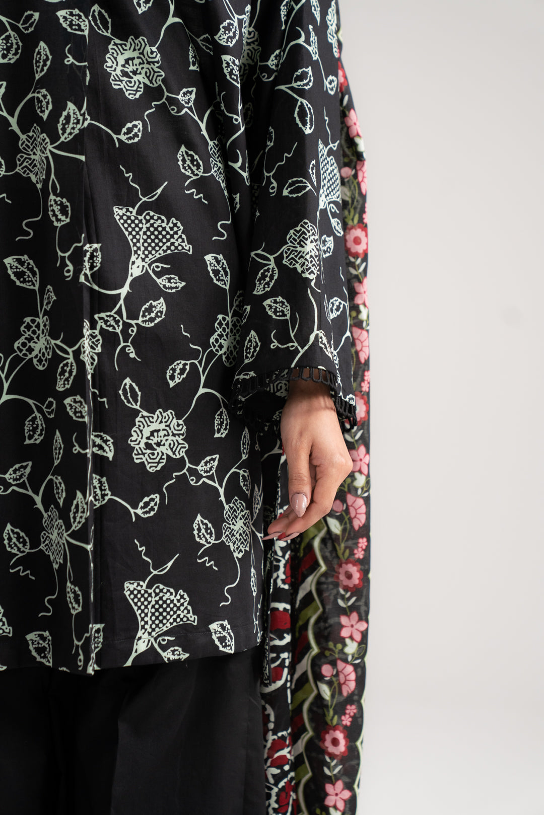 3 Piece Printed Lawn Suit Beena Unstitched - 26