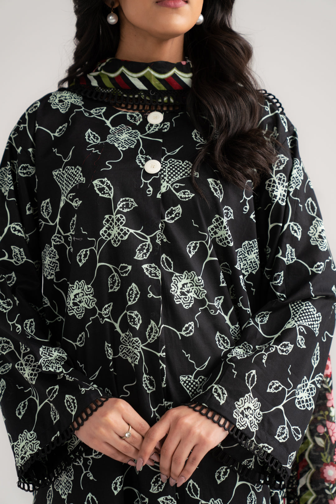 3 Piece Printed Lawn Suit Beena Unstitched - 26