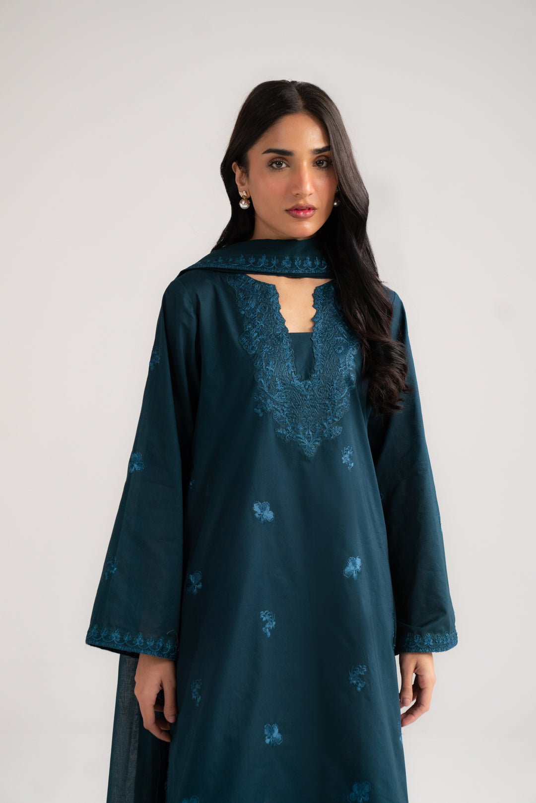 3 Piece Embroidered Lawn Suit Beena Unstitched - 26