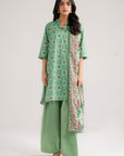 3 Piece Printed Lawn Suit Beena Unstitched - 26