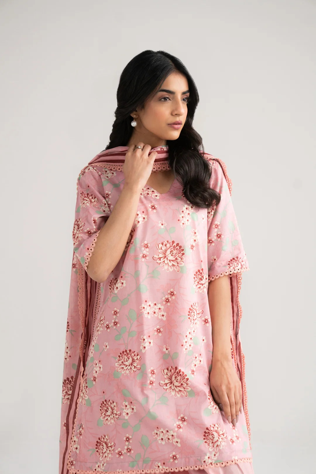 3 Piece Printed Lawn Suit Beena-Feb-26