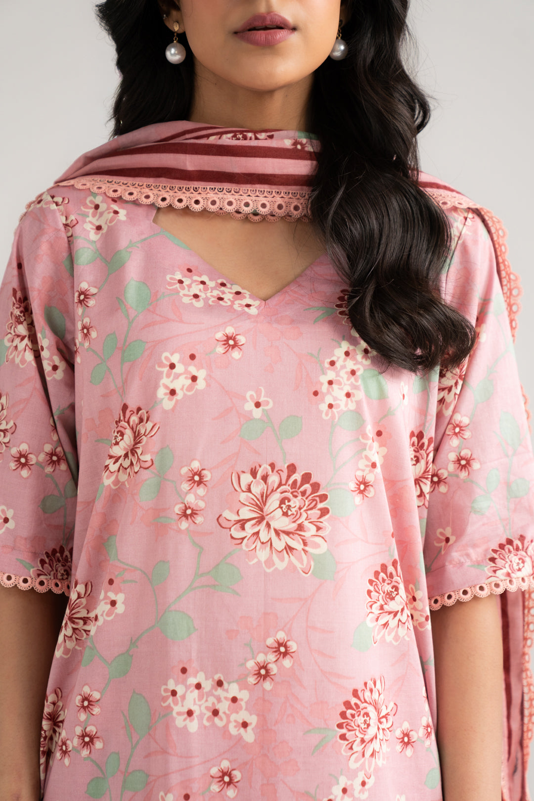 3 Piece Printed Lawn Suit Beena Unstitched - 26