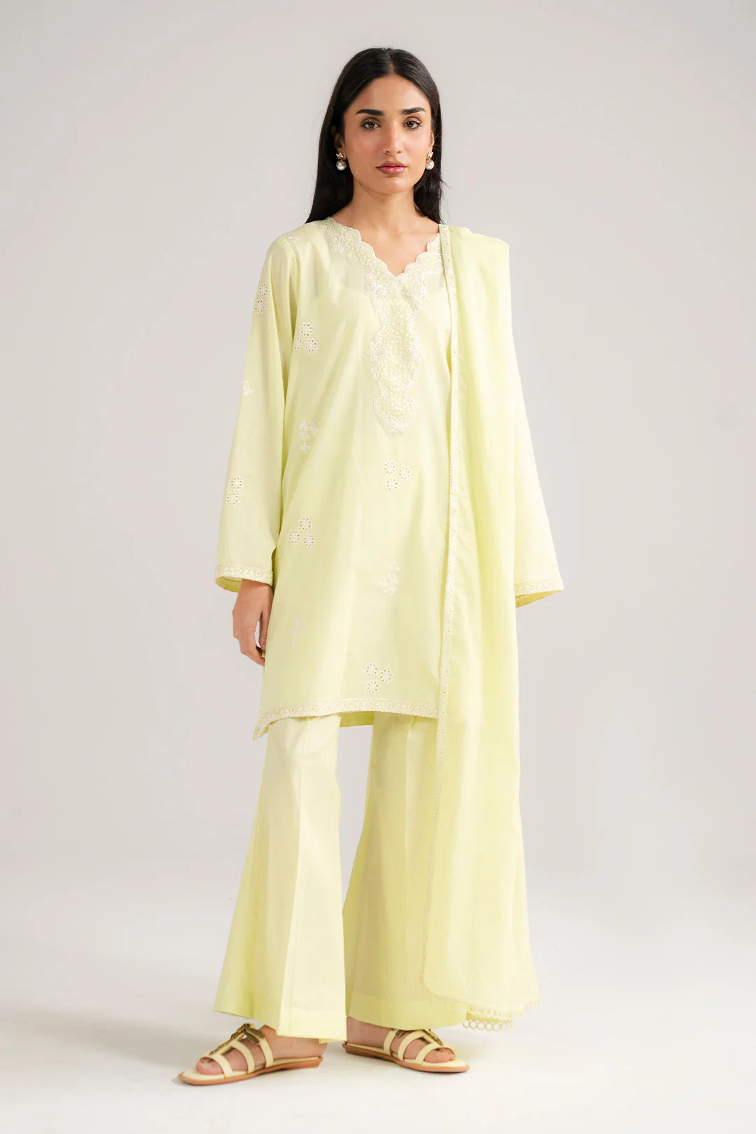 3 Piece Embroidered Lawn Suit Beena-Feb-26