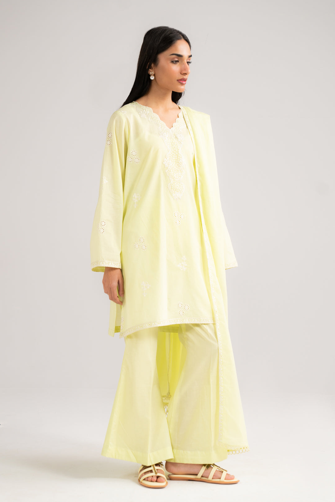 3 Piece Embroidered Lawn Suit Beena Unstitched - 26