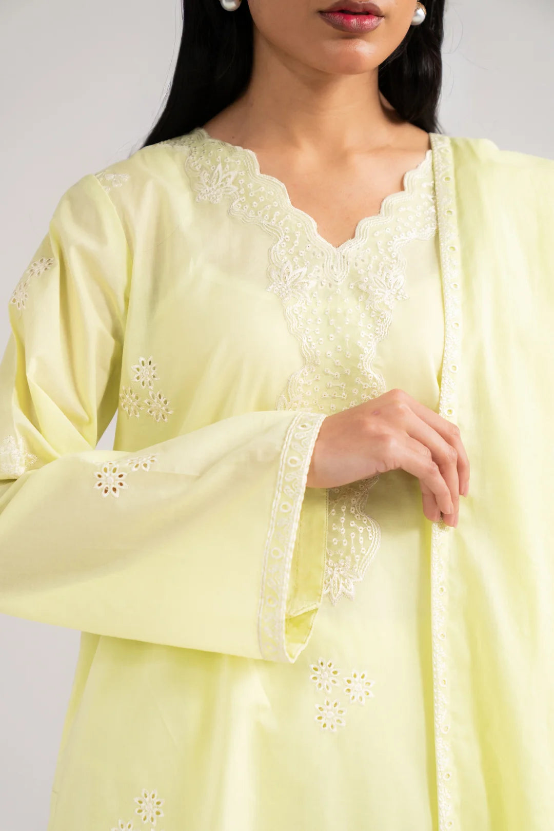 3 Piece Embroidered Lawn Suit Beena-Feb-26