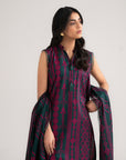 3 Piece Printed Lawn Suit Beena Unstitched - 26