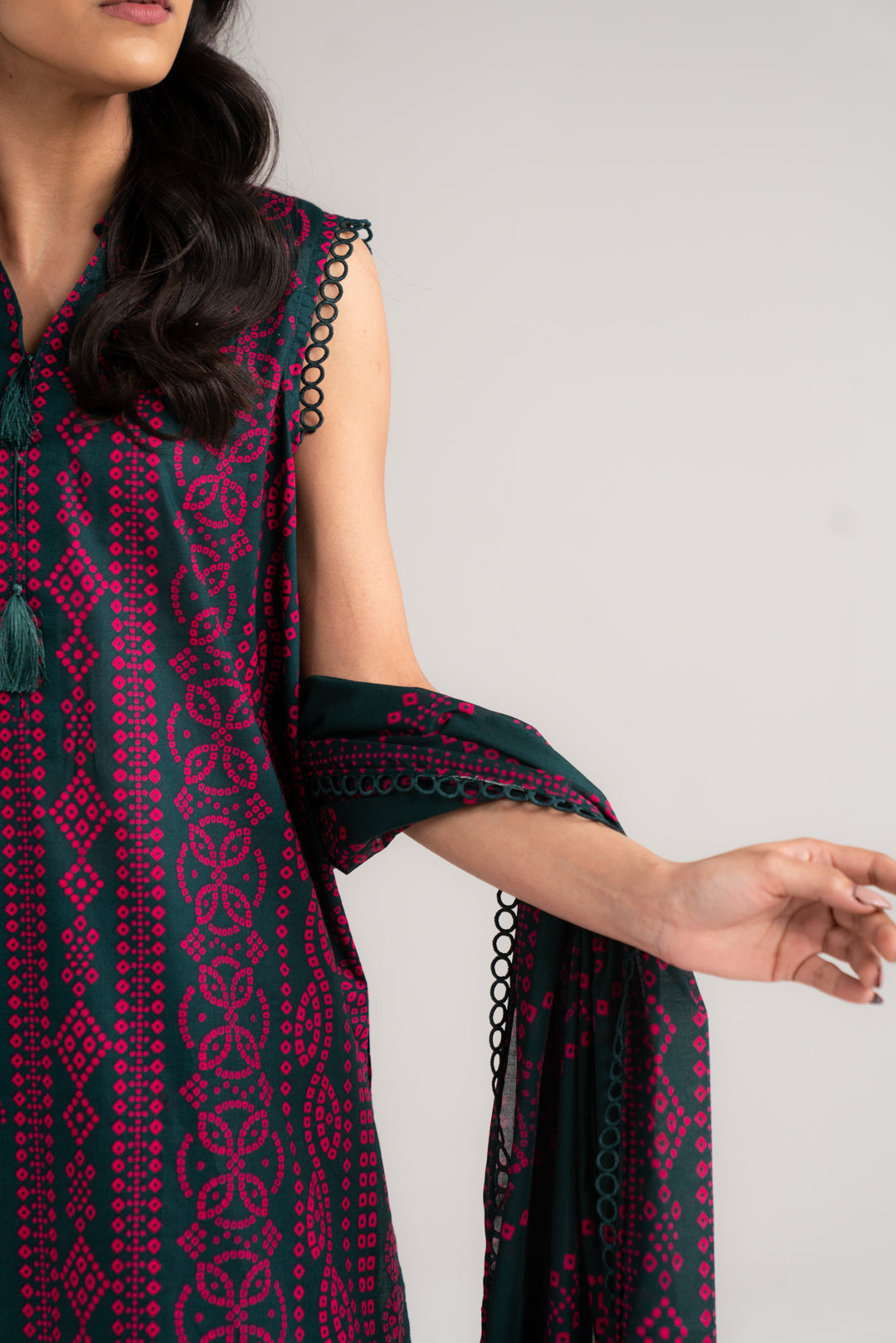 3 Piece Printed Lawn Suit Beena Unstitched - 26