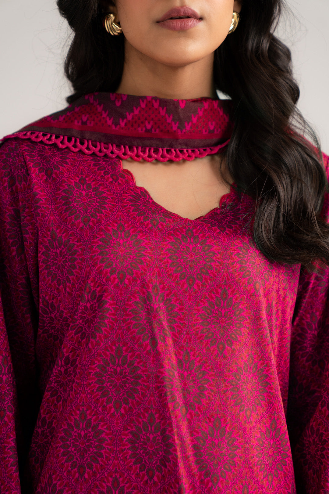 3 Piece Printed Lawn Suit Beena Unstitched - 26