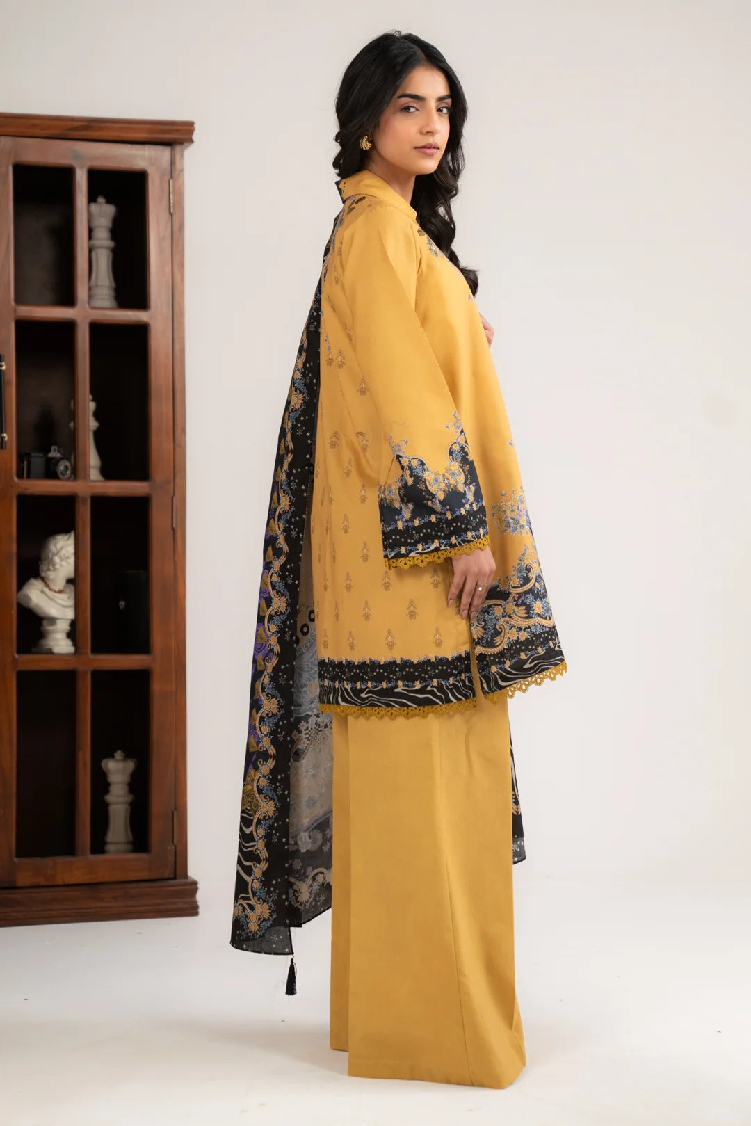 3 Piece Printed Lawn Suit Unstitched - 26