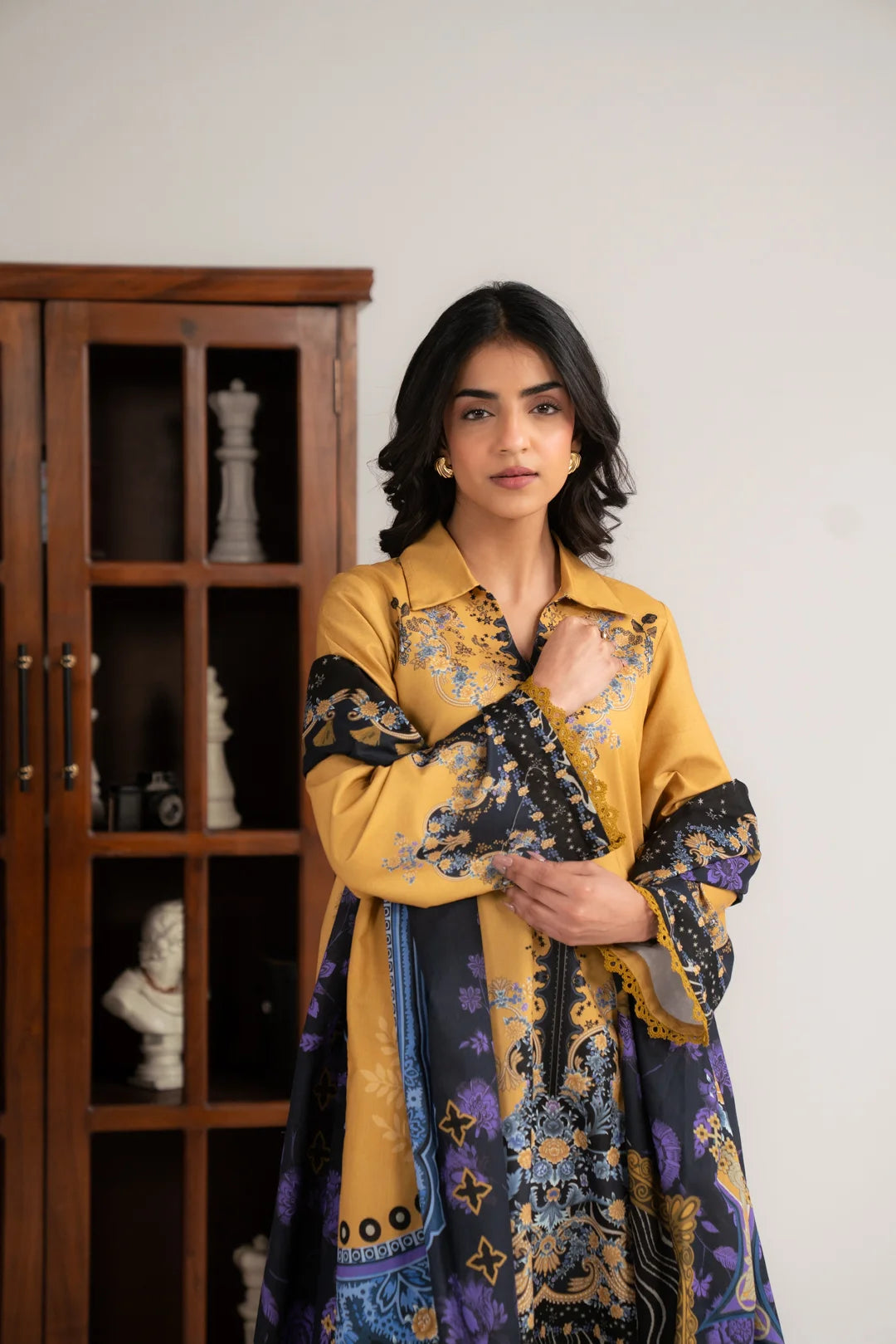 3 Piece Printed Lawn Suit Unstitched - 26