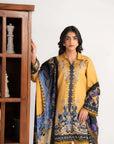3 Piece Printed Lawn Suit Unstitched - 26