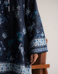 3 Piece Printed Linen Suit