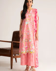 3 Piece Printed Cambric Suit