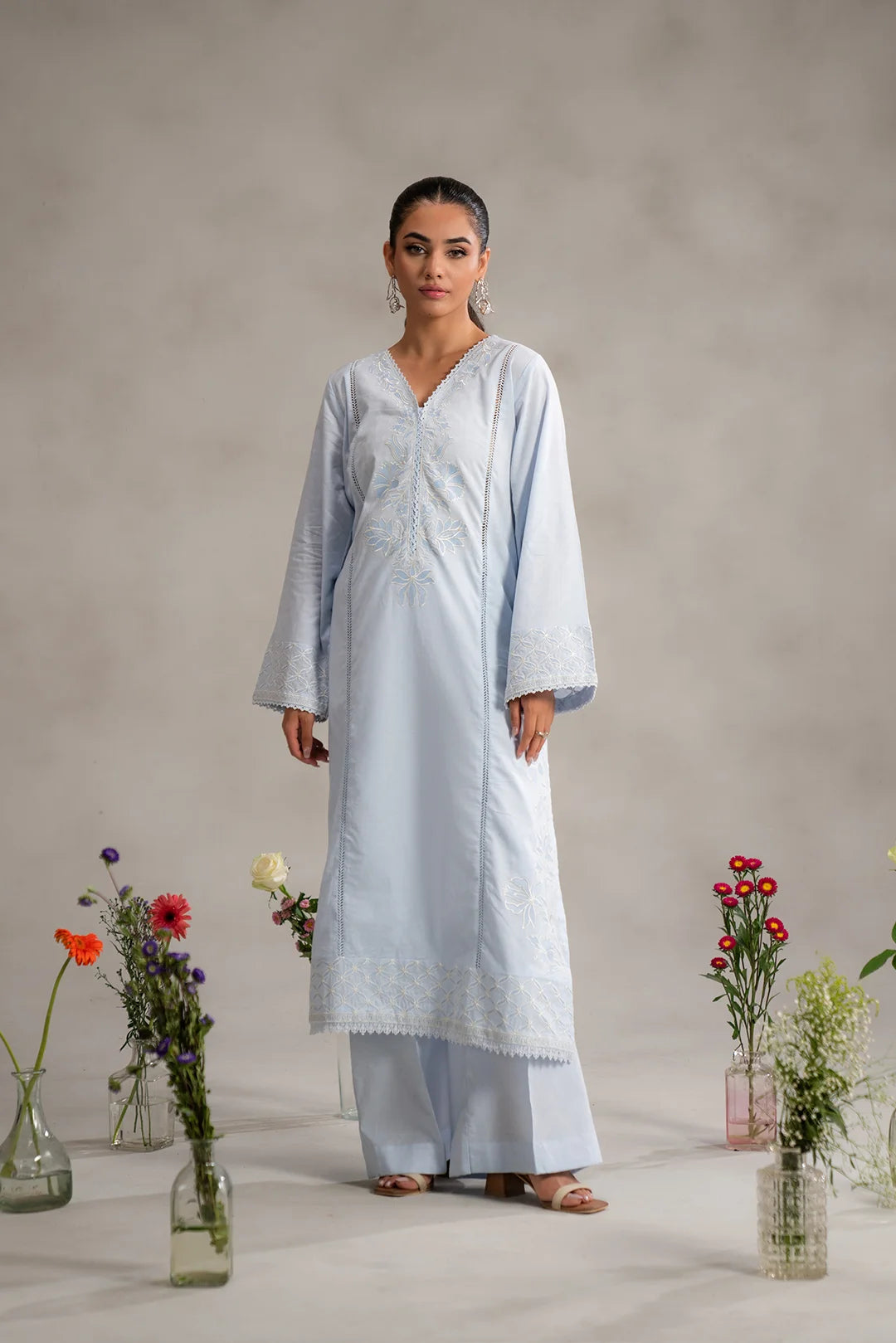 2 Piece Embroidered Lawn Suit Pret SS - 25