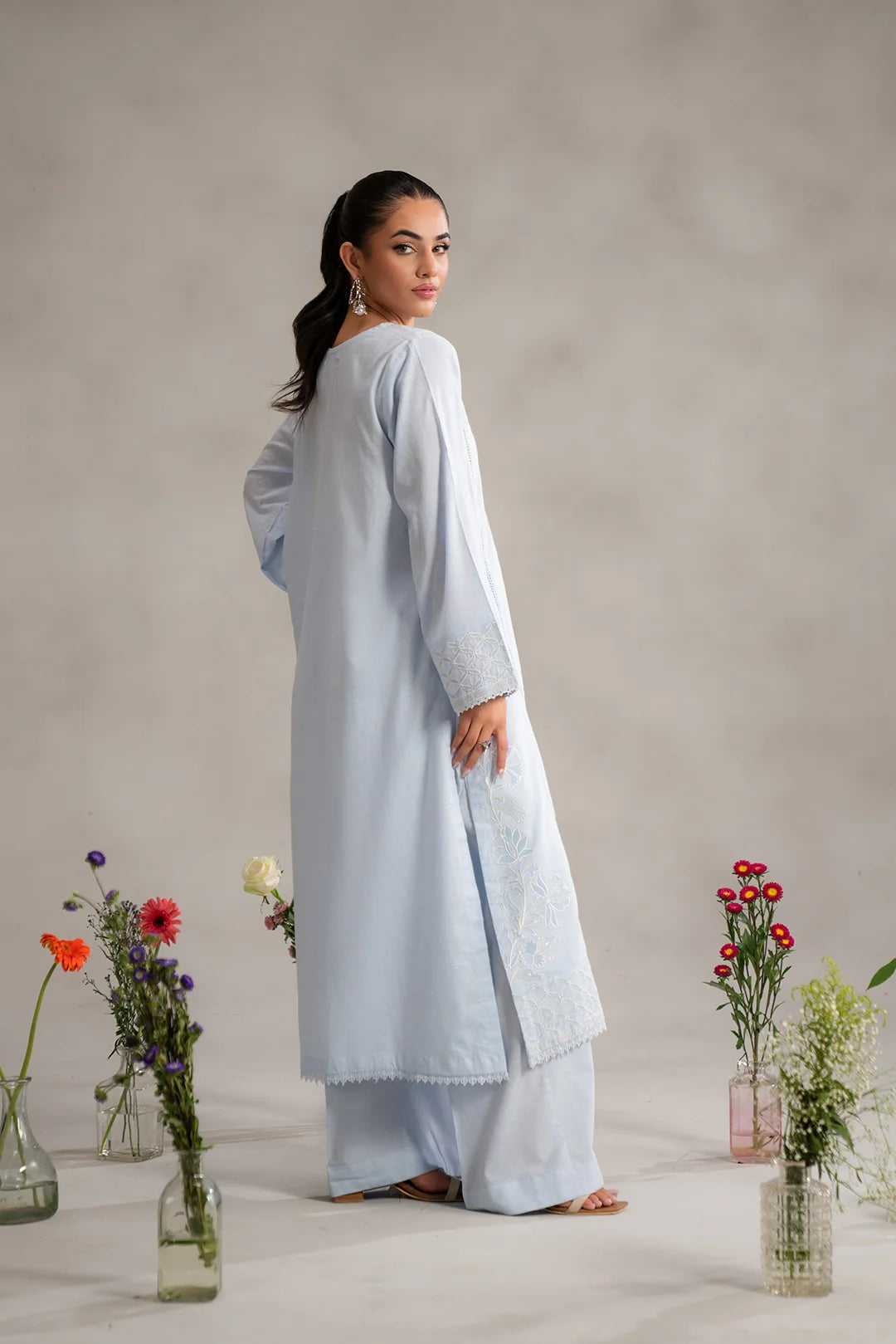 2 Piece Embroidered Lawn Suit Pret SS - 25