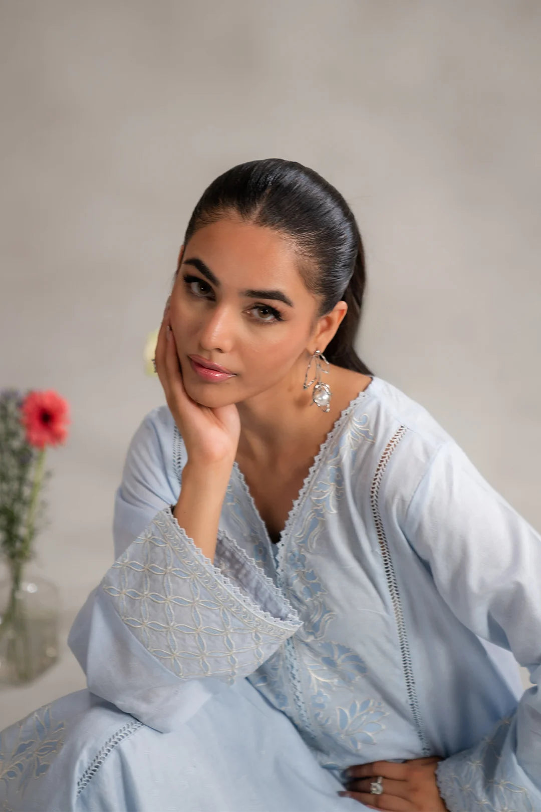 2 Piece Embroidered Lawn Suit Pret SS - 25