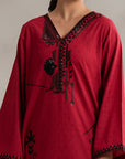 2 Piece Embroidered Lawn Suit Pret SS - 25