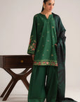 3 Piece Embroidered Cambric Suit Pret SS - 26