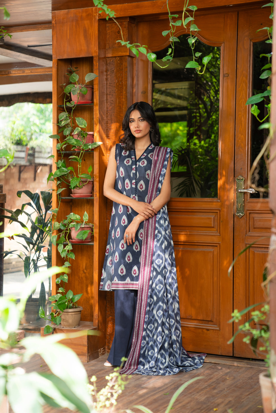 3 Piece Printed Lawn Suit Beena