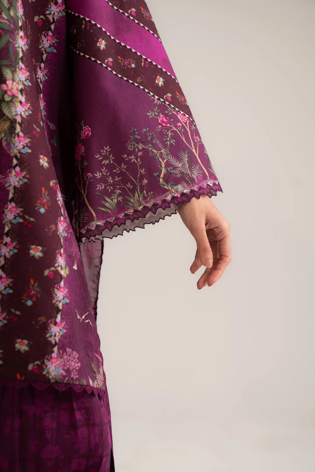 3 Piece Printed Linen Suit Unstitched - 26