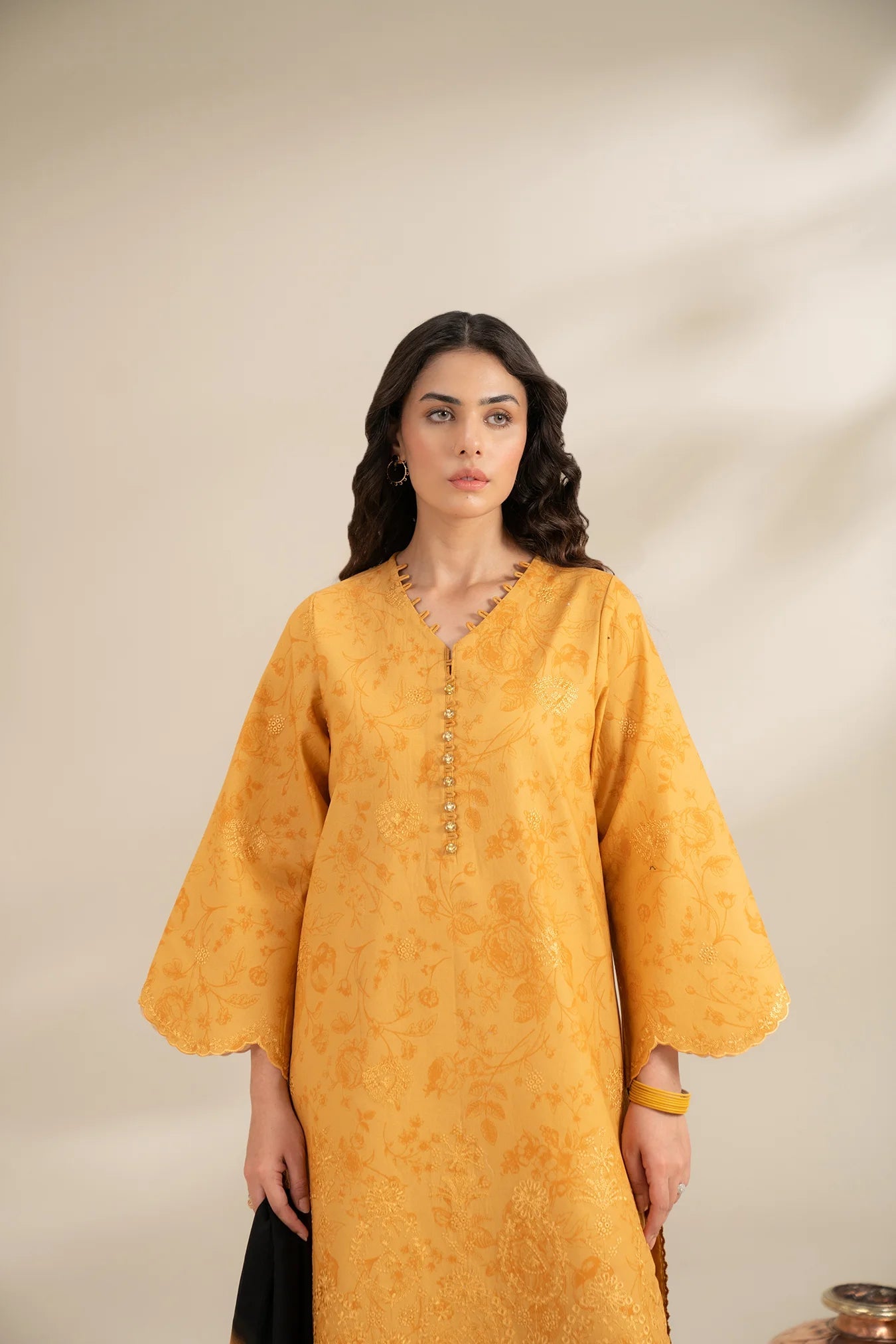3 Piece Embroidered Lawn Suit Unstitched Summer - 25