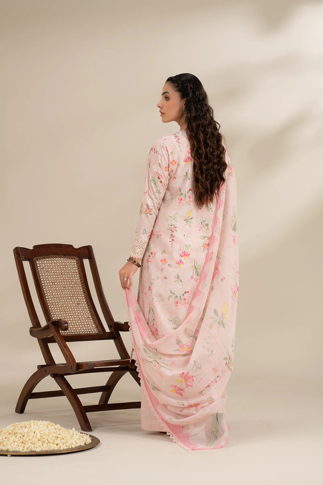 3 Piece Embroidered Lawn Suit Unstitched Summer - 25