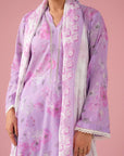 3 Piece Embroidered Lawn Suit Unstitched Summer - 25