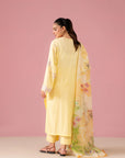 3 Piece Embroidered Dobby Lawn Suit