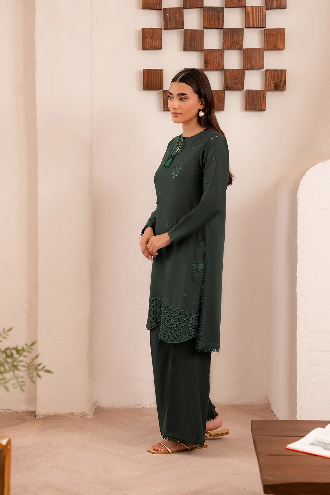2 Piece Embroidered Lawn Suit Unstitched Summer - 25