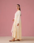 3 Piece Embroidered Raw Silk Suit